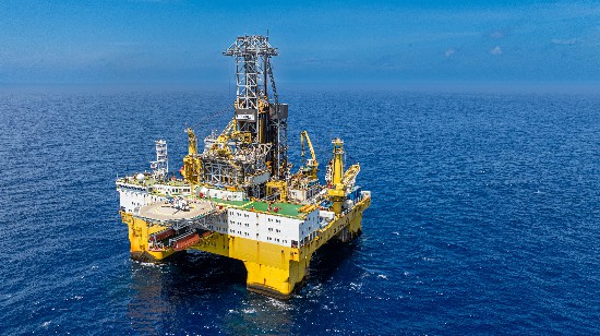 2024年8月17日,海南陵水,深海一號二期鉆井平臺。